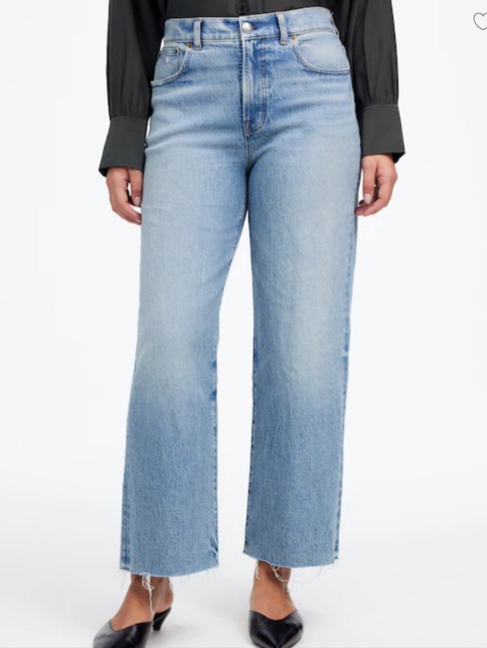Madewell The Perfect Vintage Wide Leg Crop Jean
